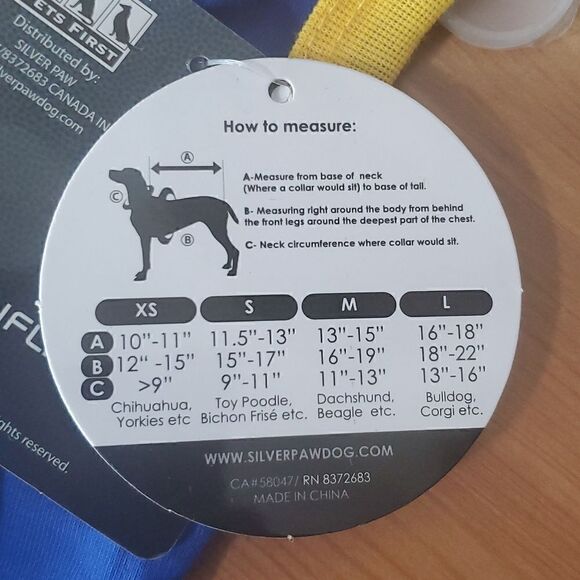 Silver Paw Los Angeles Rams Doggie T Shirt Jersey Size Medium - Picture 7 of 16